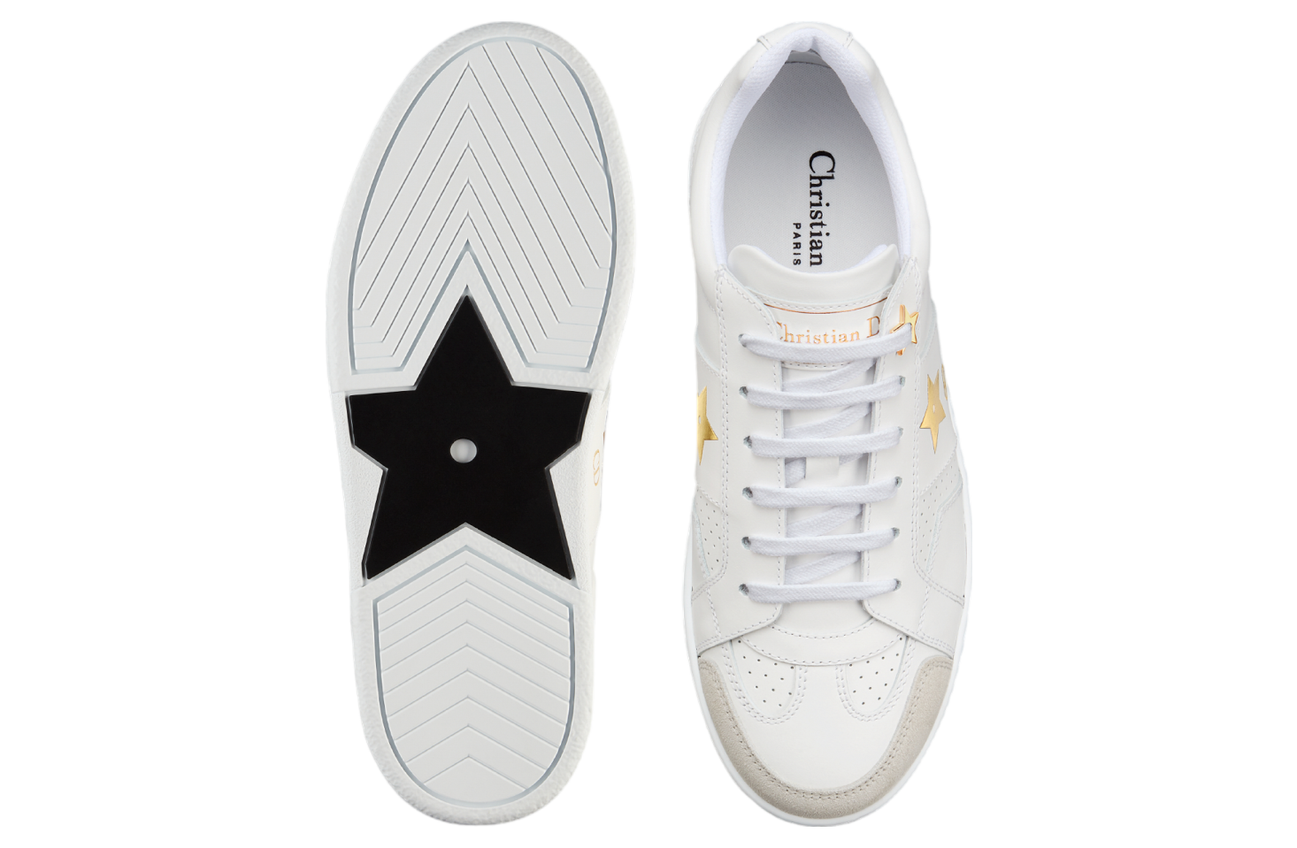 Dior Star WMNS White Calfskin / Gold