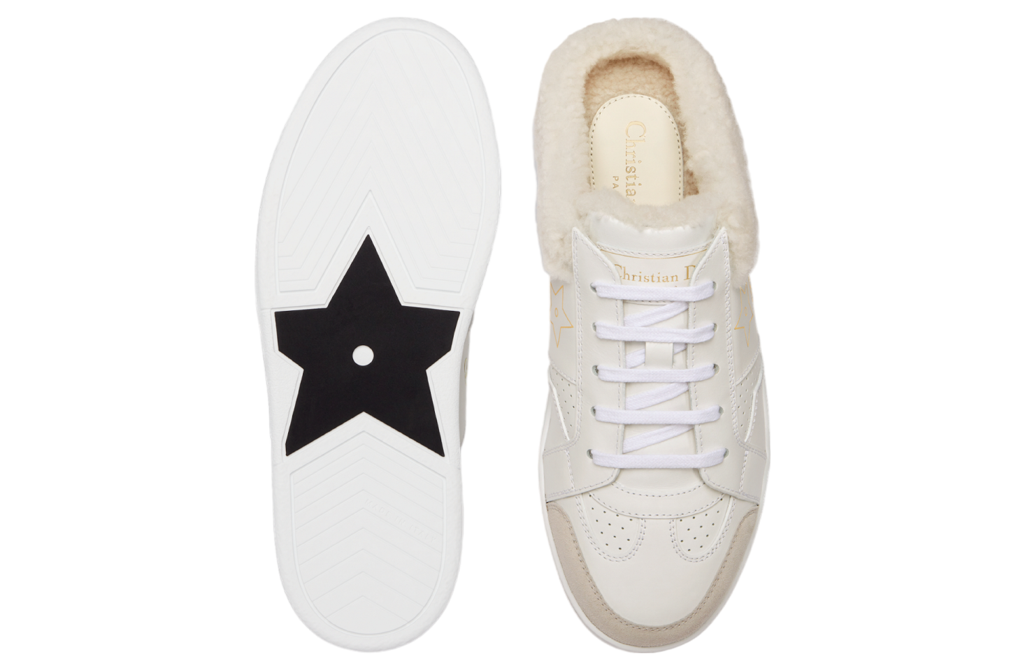 Dior Star WMNS White Calfskin / Shearling