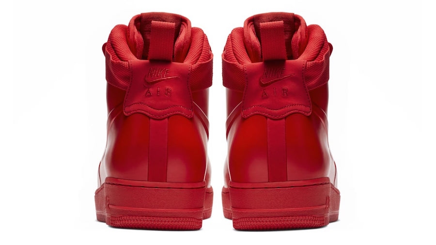 all red air force 1 foamposite