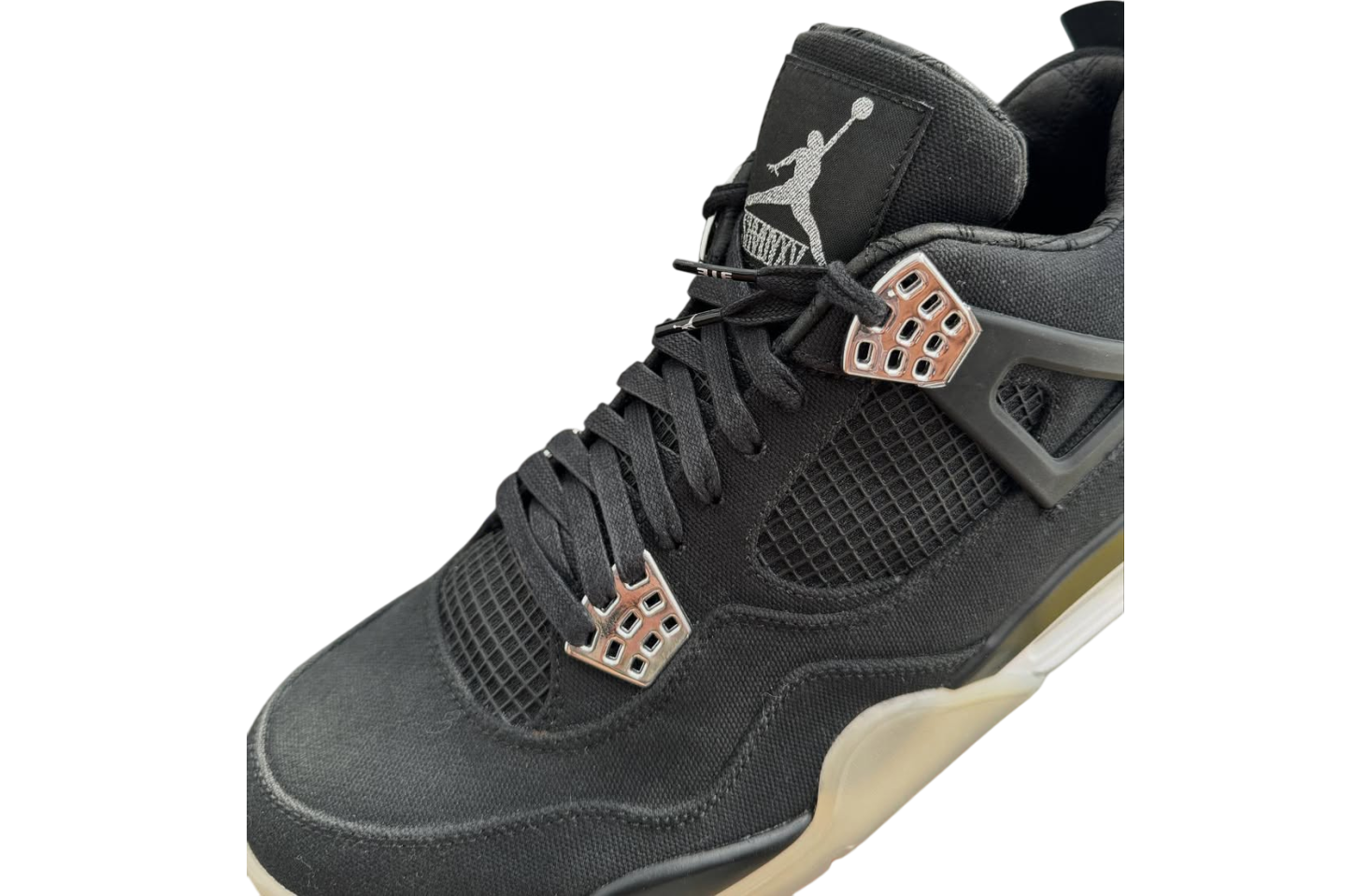 Eminem x Carhartt x Air Jordan 4 Black / Metallic Silver