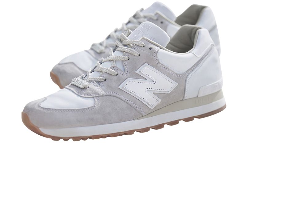 END. x New Balance 575 Marble White M575END