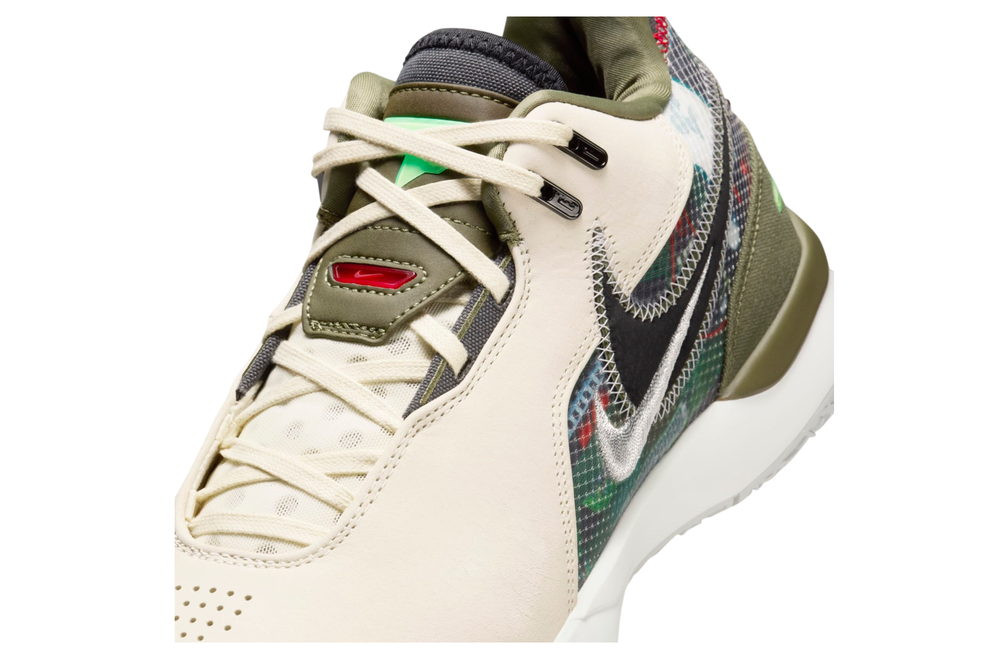 FaZe x Nike LeBron NXXT Gen AMPD Light Cream / Medium Olive