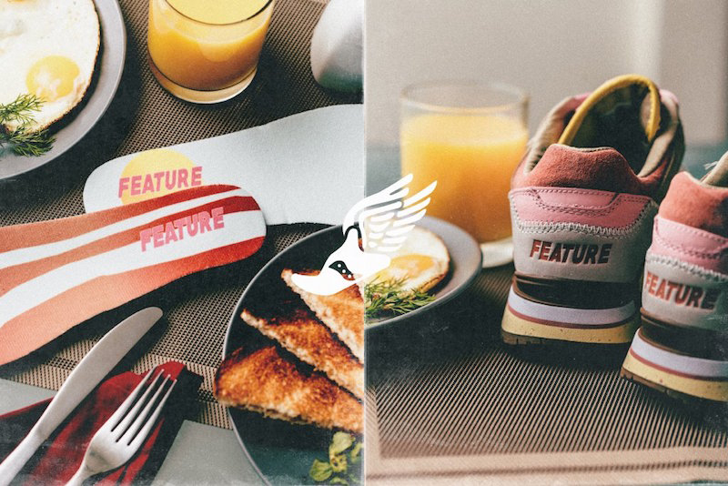 Feature x Saucony Courageous Bacon & Eggs