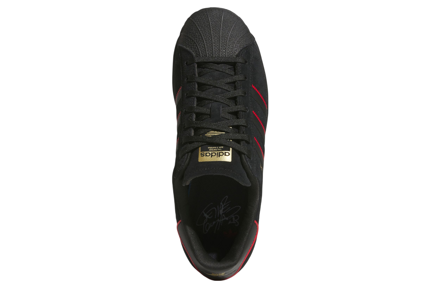 Felipe Gustavo X Adidas Superstar Adv Core Black/better Scarlet