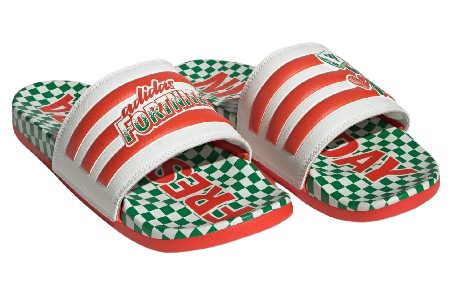 Fortnite X Adidas Adilette Comfort Slide Tomatohead