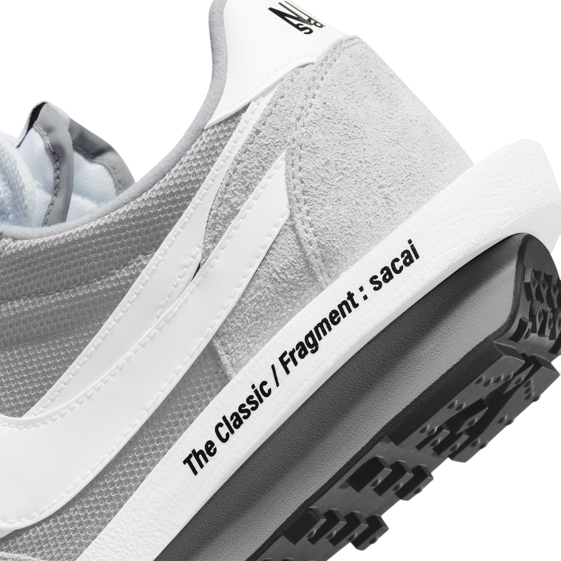 fragment x sacai x Nike LDWaffle Light Smoke Grey - Sep. 2021 - DH2684-001
