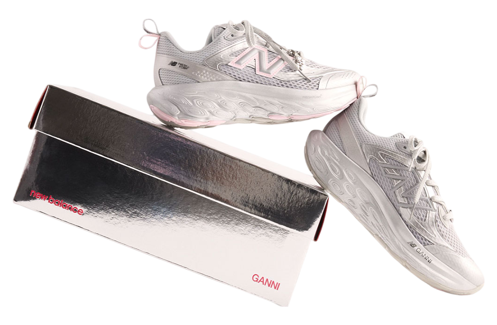 GANNI x New Balance Fresh Foam Trainer Grey / Pink - Nov 2024