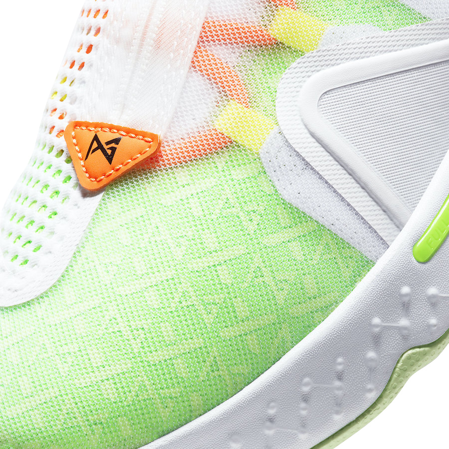 Nike Men's PG 4 Gatorade GX Basketball Shoes in White Size 12.0