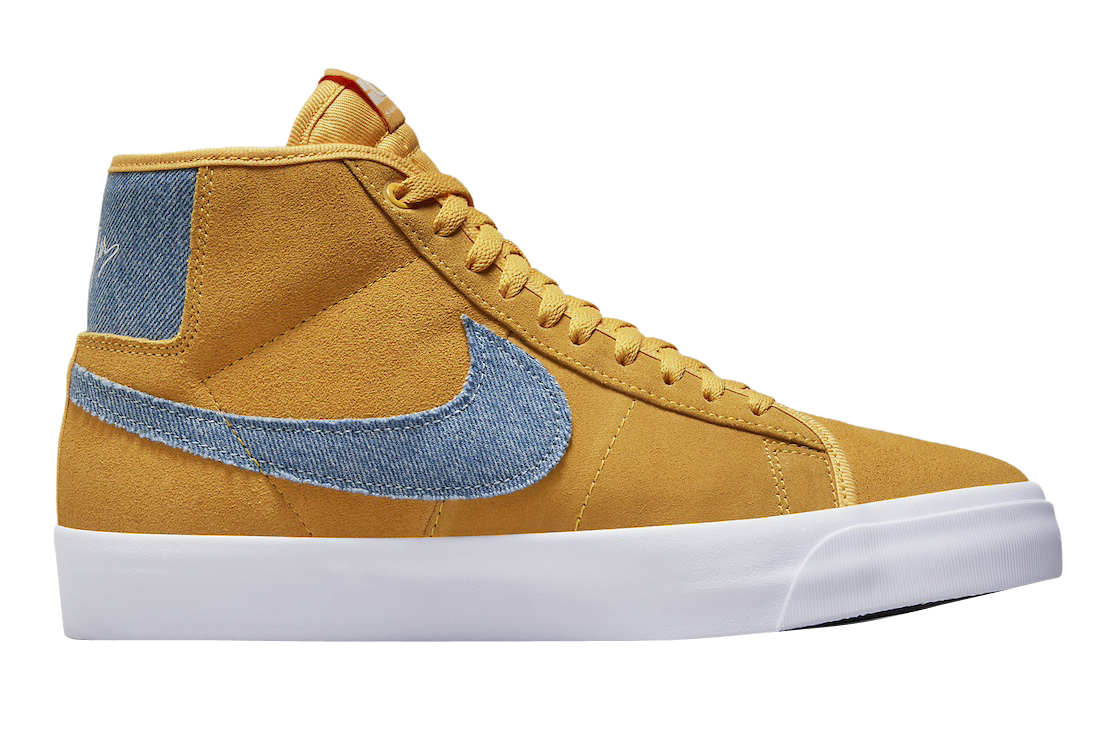 Grant Taylor x Nike SB Blazer Mid Pro GT University Gold