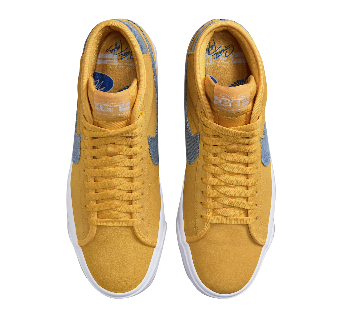 Grant Taylor x Nike SB Blazer Mid Pro GT University Gold