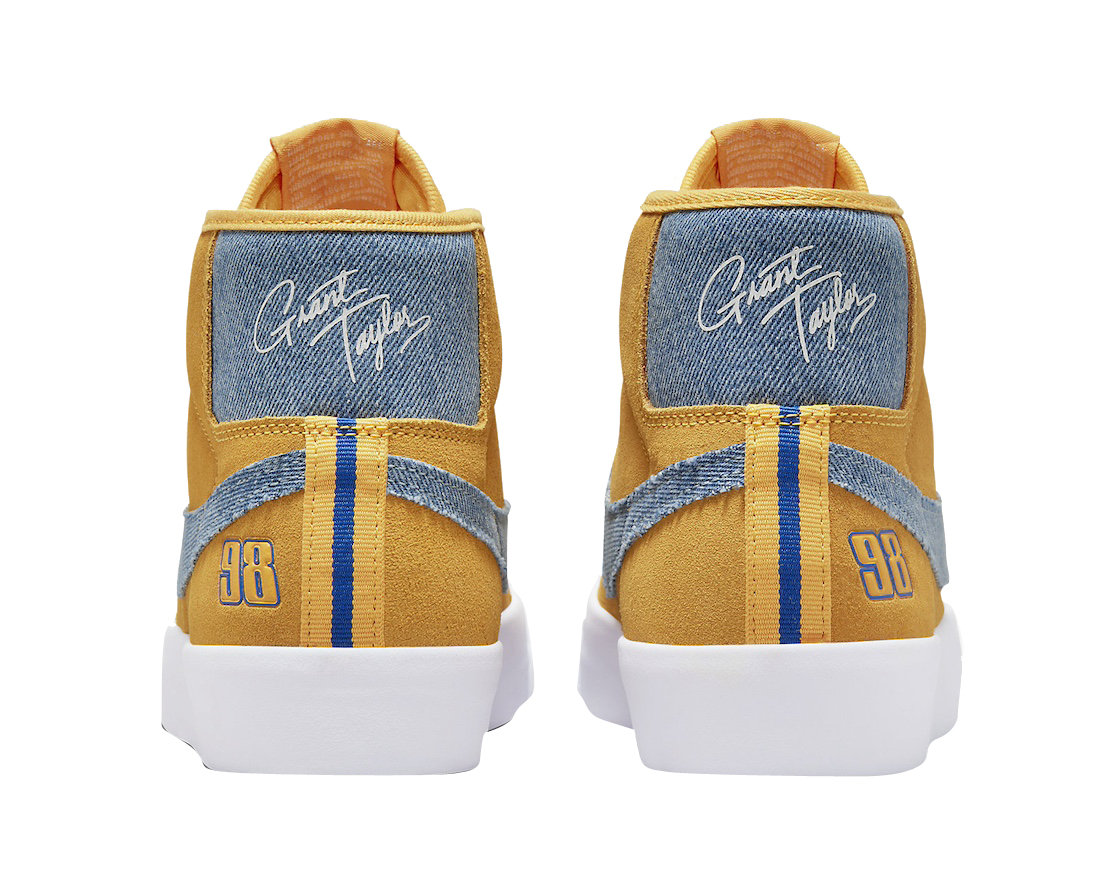 Grant Taylor x Nike SB Blazer Mid Pro GT University Gold