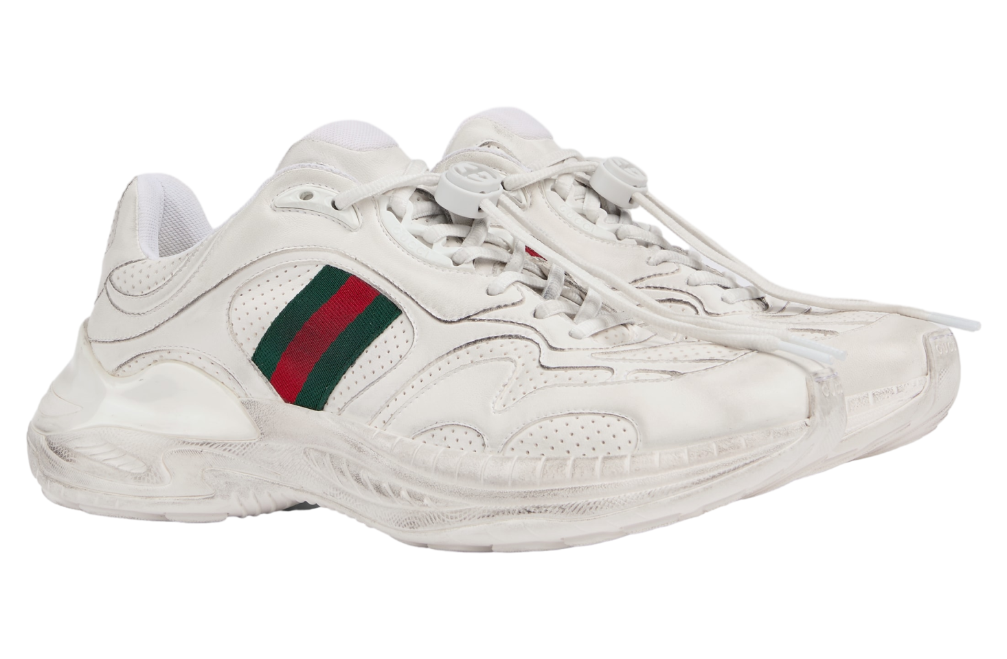 Gucci 2.0 White Leather