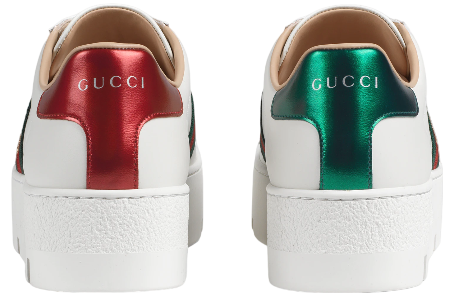 Gucci Ace Platform WMNS White Leather