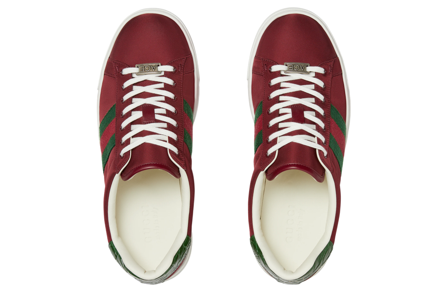 Gucci Ace Rosso Ancora Red Nylon