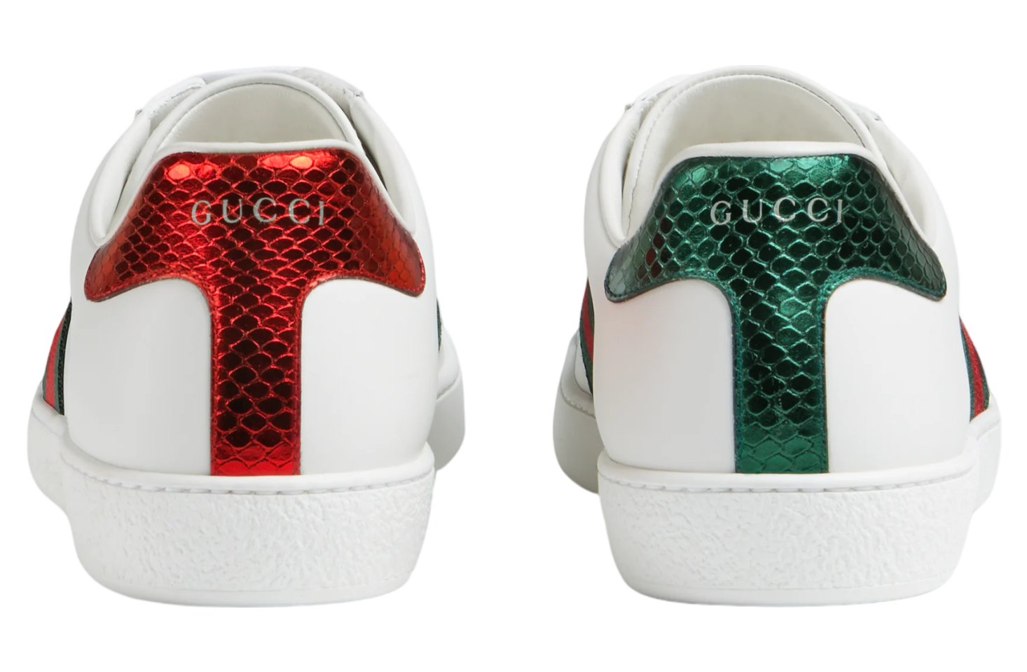 Gucci Ace With Embroidery White Leather