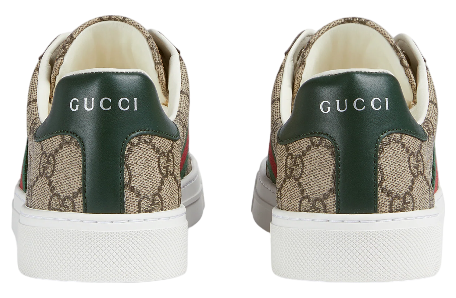 Gucci Ace With Web WMNS Beige / Ebony Supreme