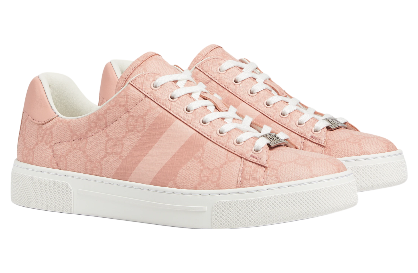 Gucci Ace With Web WMNS Pink Gg Supreme