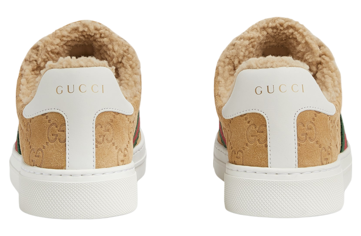 Gucci Ace WMNS Beige Gg Suede