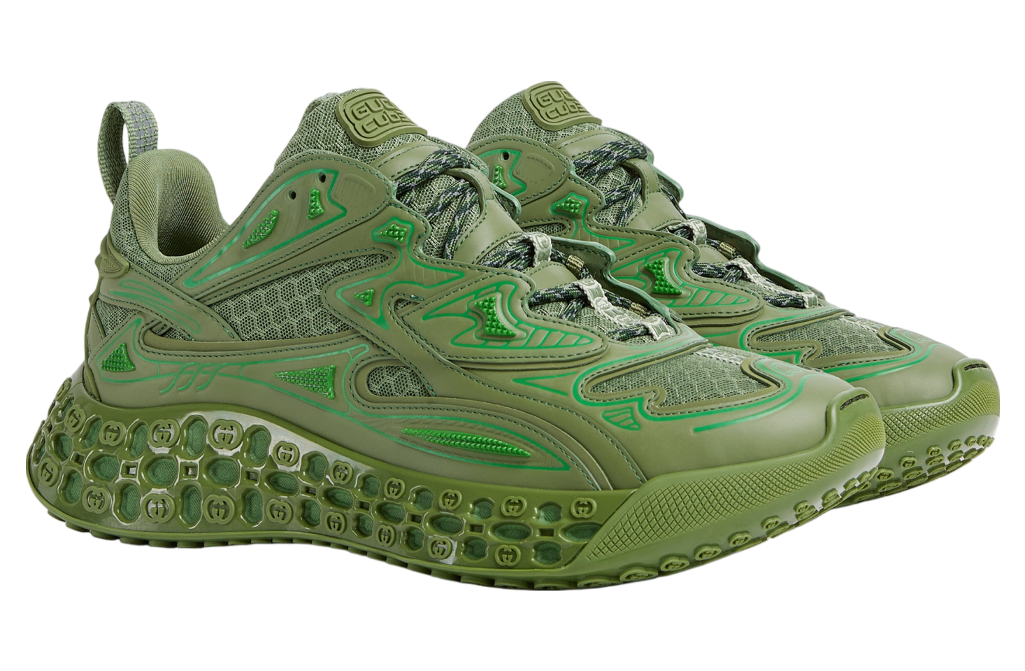 Gucci Cub3d Green Demetra / Mesh