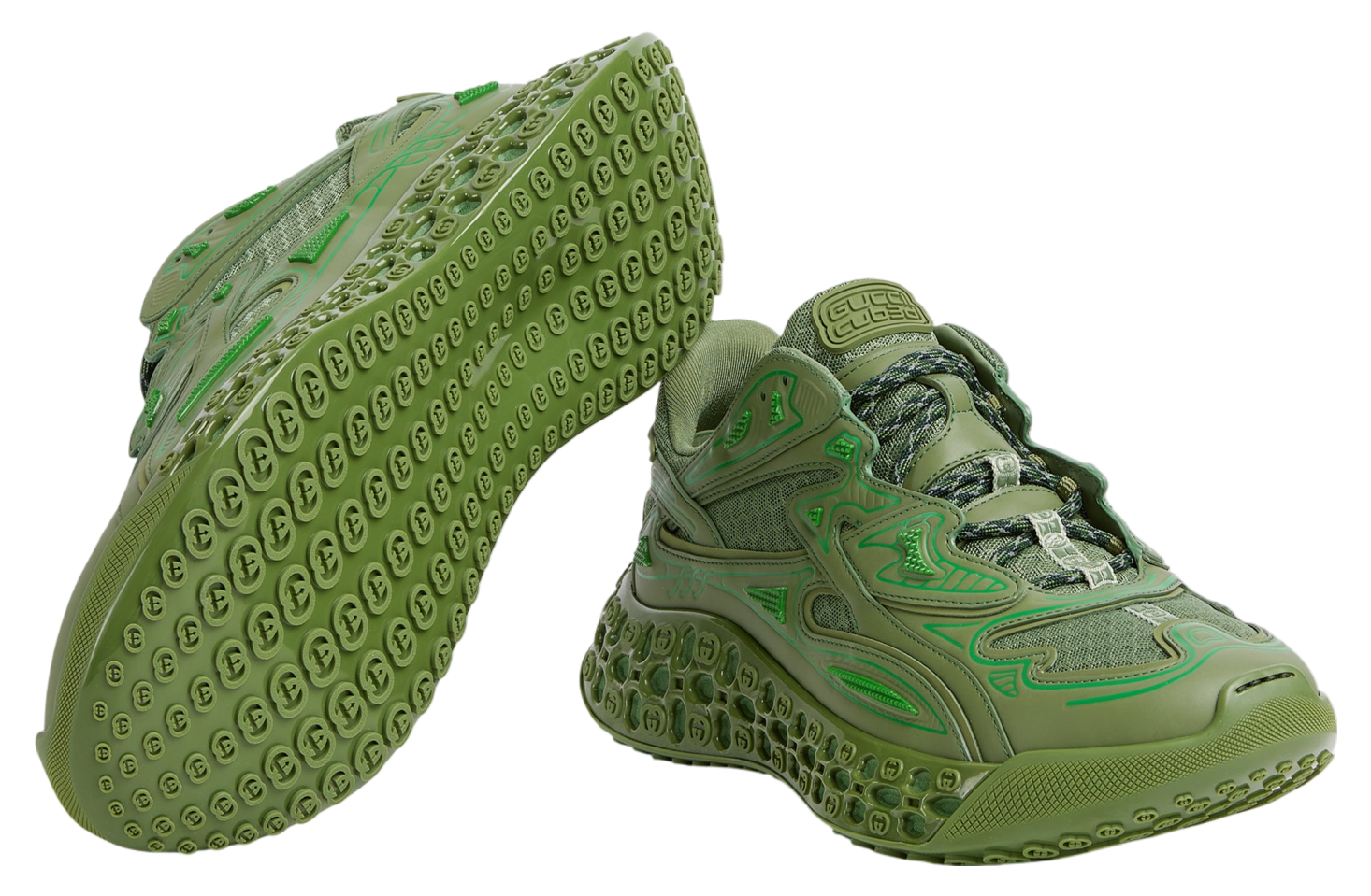Gucci Cub3d Green Demetra / Mesh