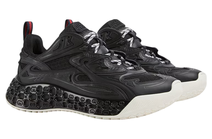 Gucci Cub3d Trainer Black Demetra / Mesh