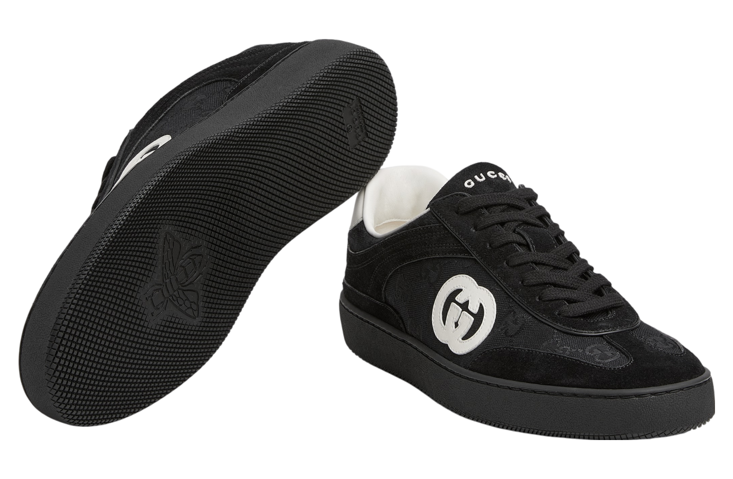 Gucci G75 Black Suede