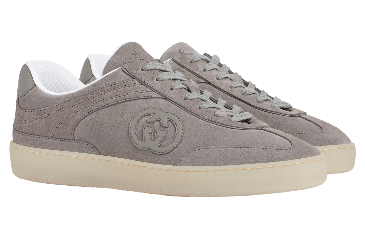 Gucci G75 Grey Suede / White - Jul 2025 - 845147AAFGP1275