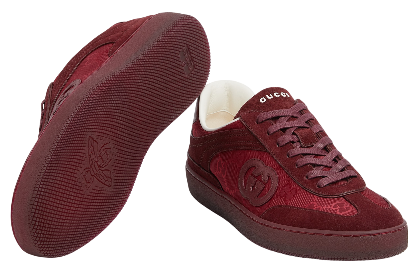 Gucci G75 Rosso Ancora Suede