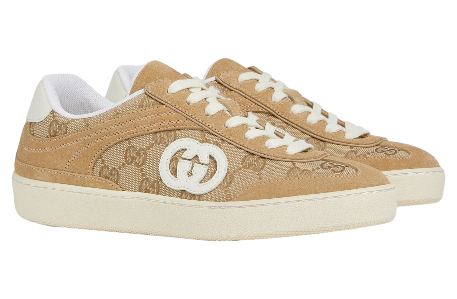 Gucci G75 WMNS Beige / Dark Brown Gg Canvas