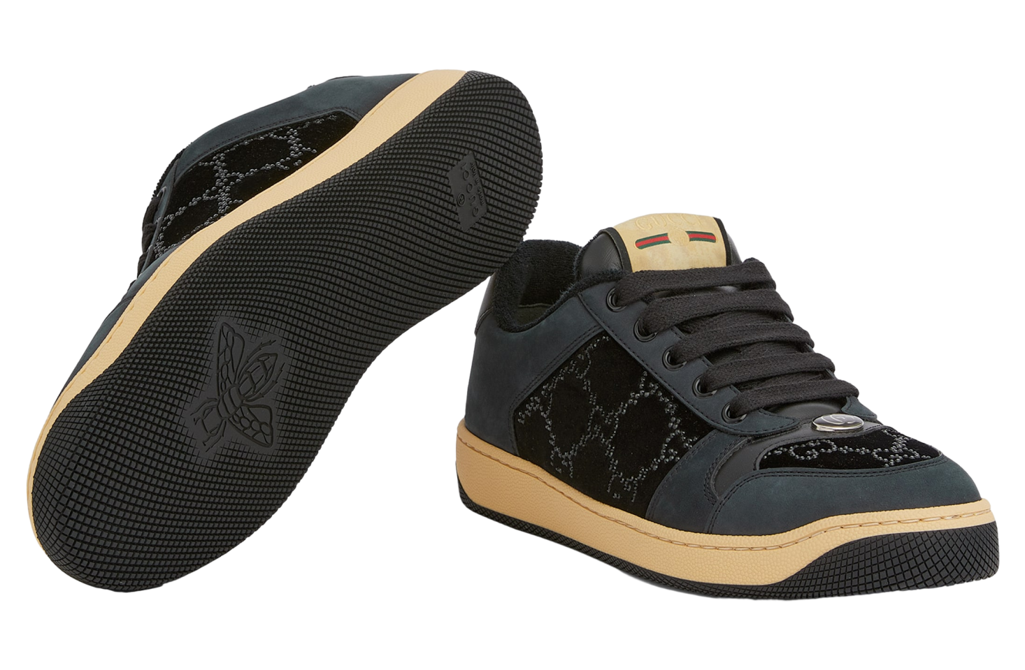 Gucci GG Crystal Screener WMNS Black Velvet