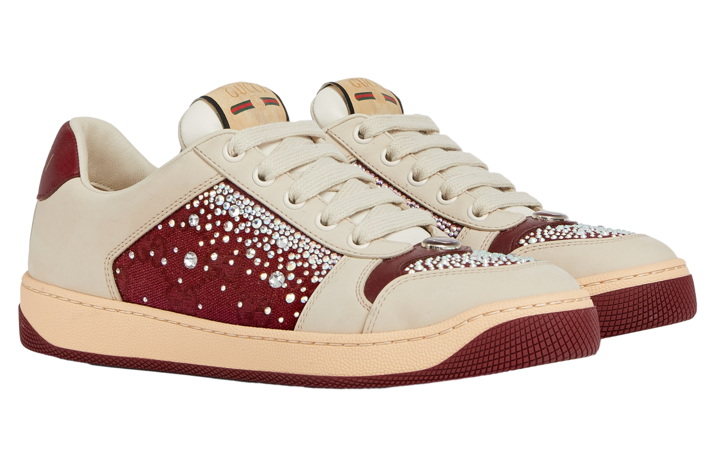 Gucci GG Crystal Screener WMNS Ivory Leather