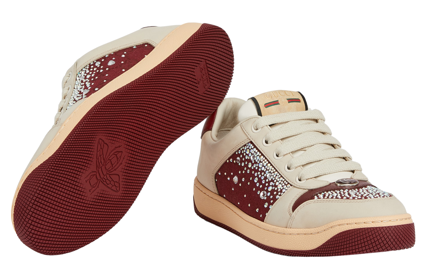 Gucci GG Crystal Screener WMNS Ivory Leather