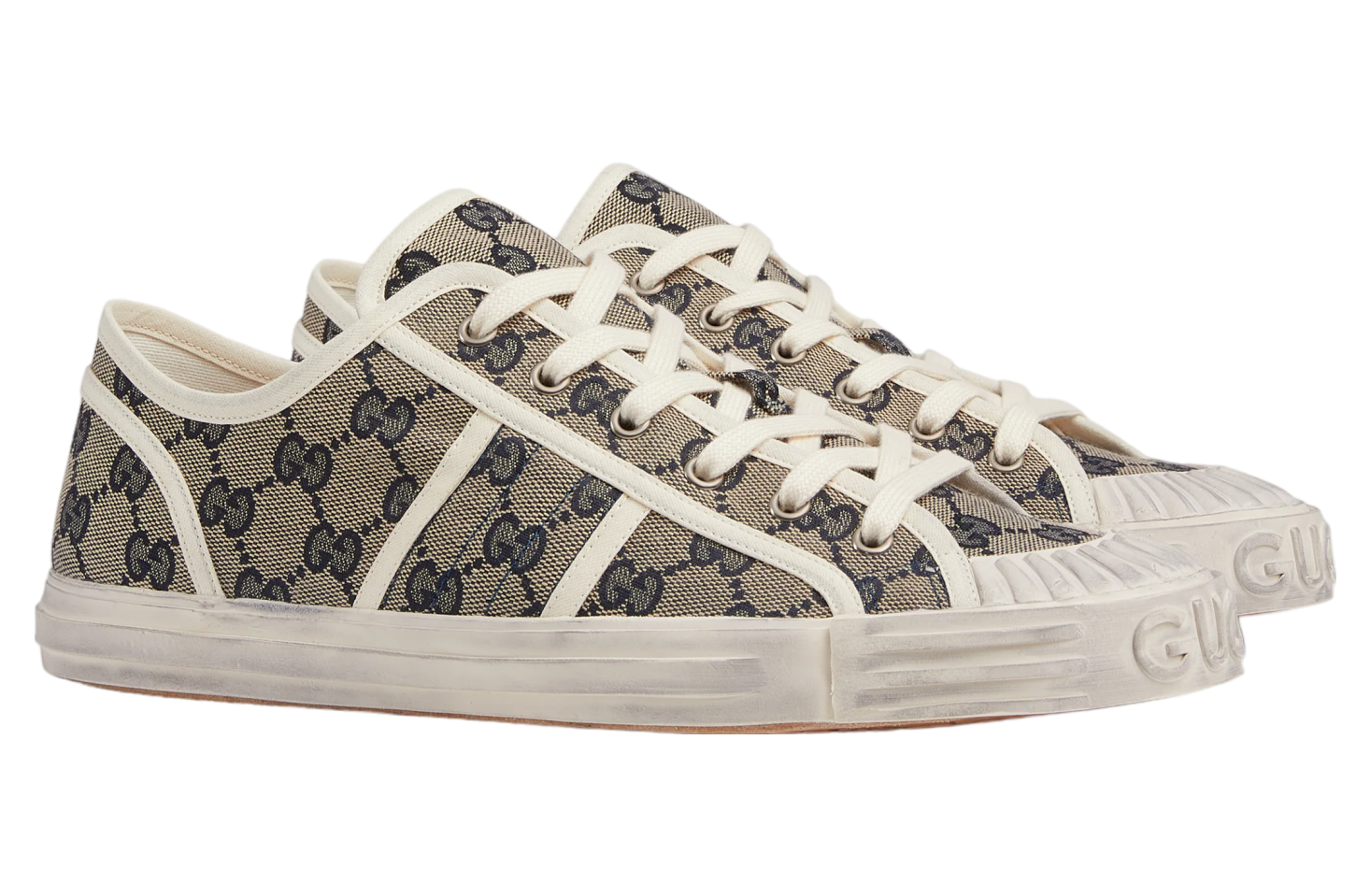 Gucci GG Sneaker Beige / Blue Gg Canvas