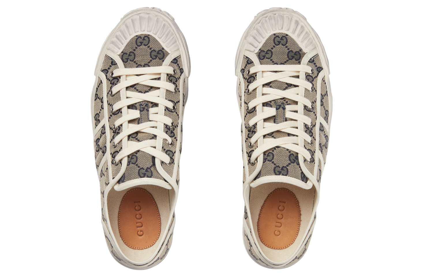 Gucci GG Sneaker Beige / Blue Gg Canvas