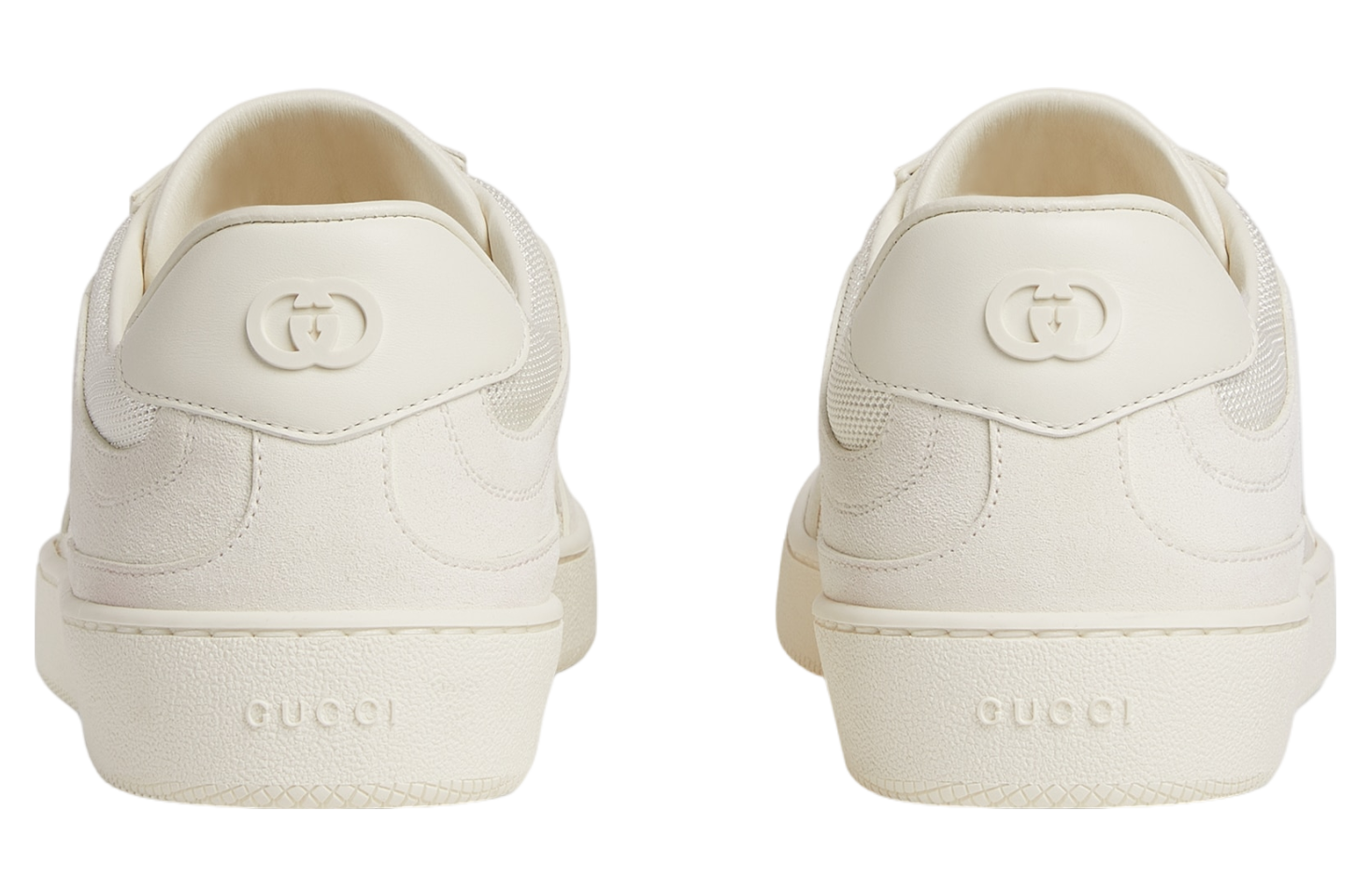 Gucci Interlocking G Sneaker White Suede