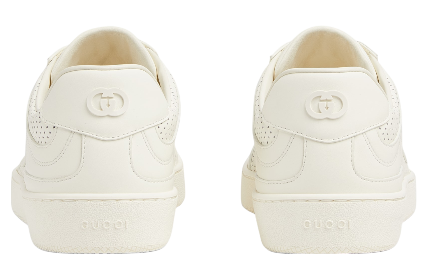 Gucci Interlocking G White Leather