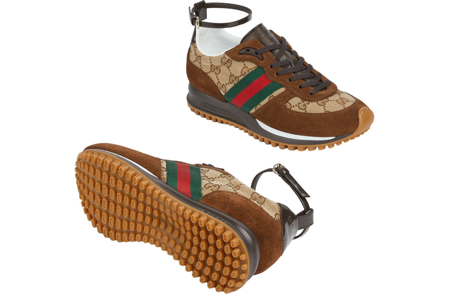 Gucci Re-Motion WMNS Beige / Dark Brown Orignal Gg Canvas