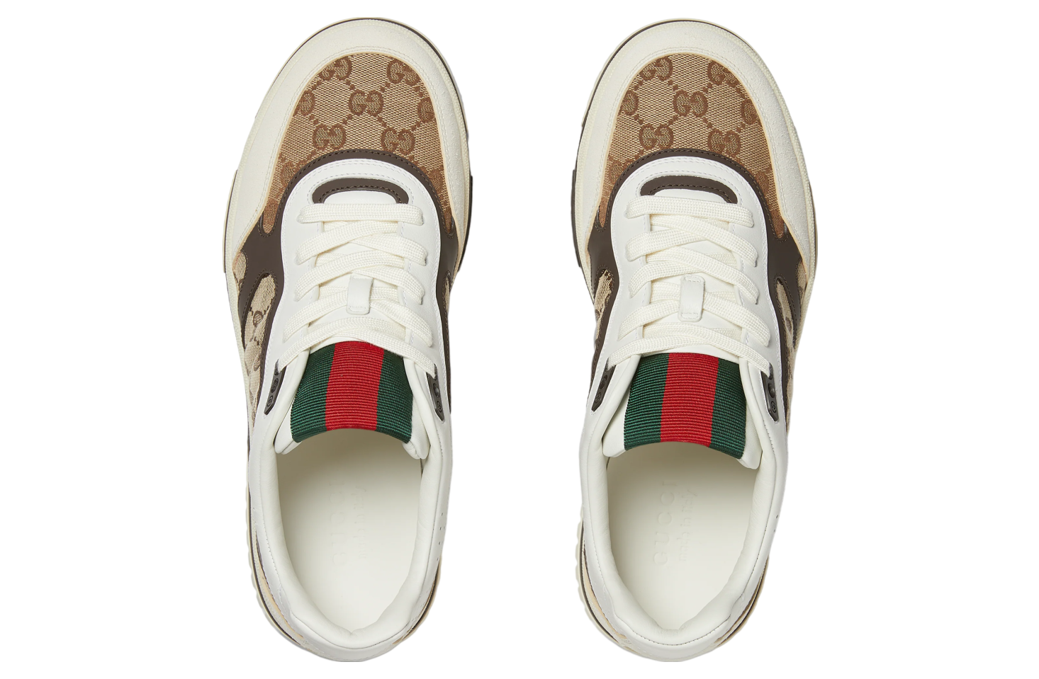 Gucci Re-Web Beige / Ebony Gg Canvas