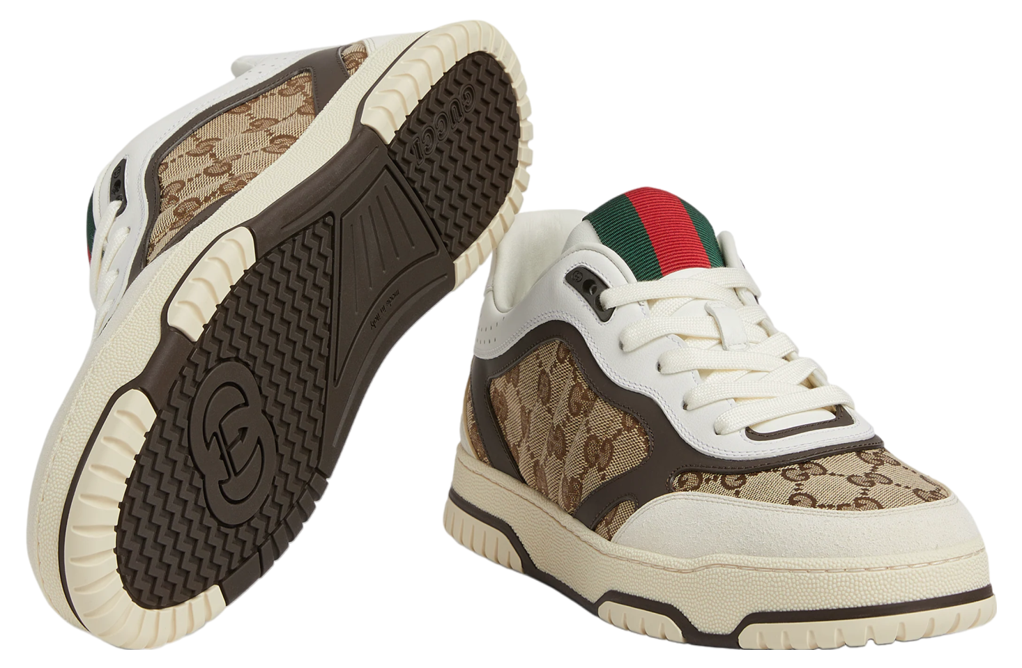 Gucci Re-Web Beige / Ebony Gg Canvas