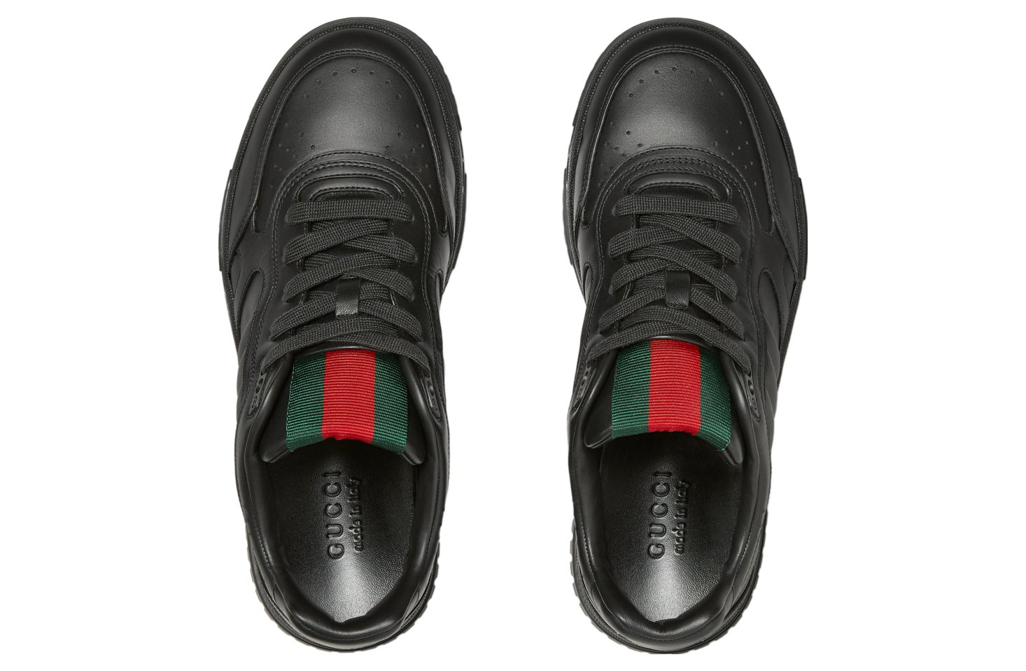 Gucci Re-Web Black Leather