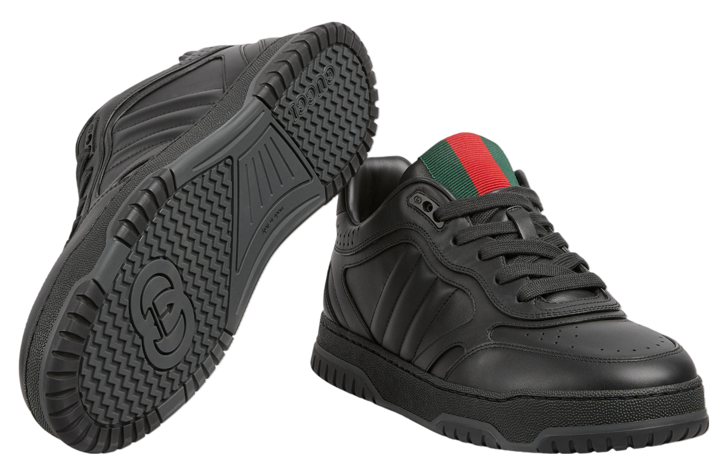 Gucci Re-Web Black Leather