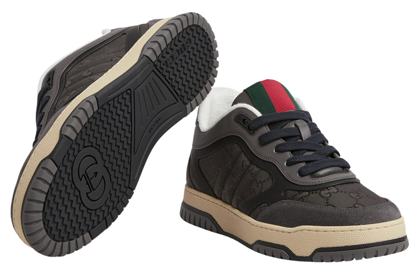 Gucci Re-Web Grey Gg Nylon