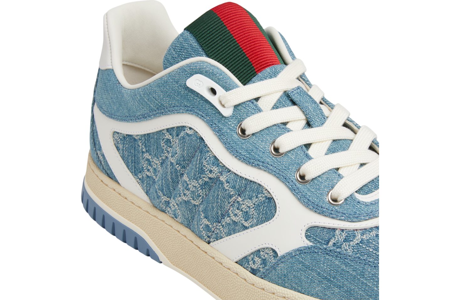 Gucci Re-Web Light Blue Gg Denim