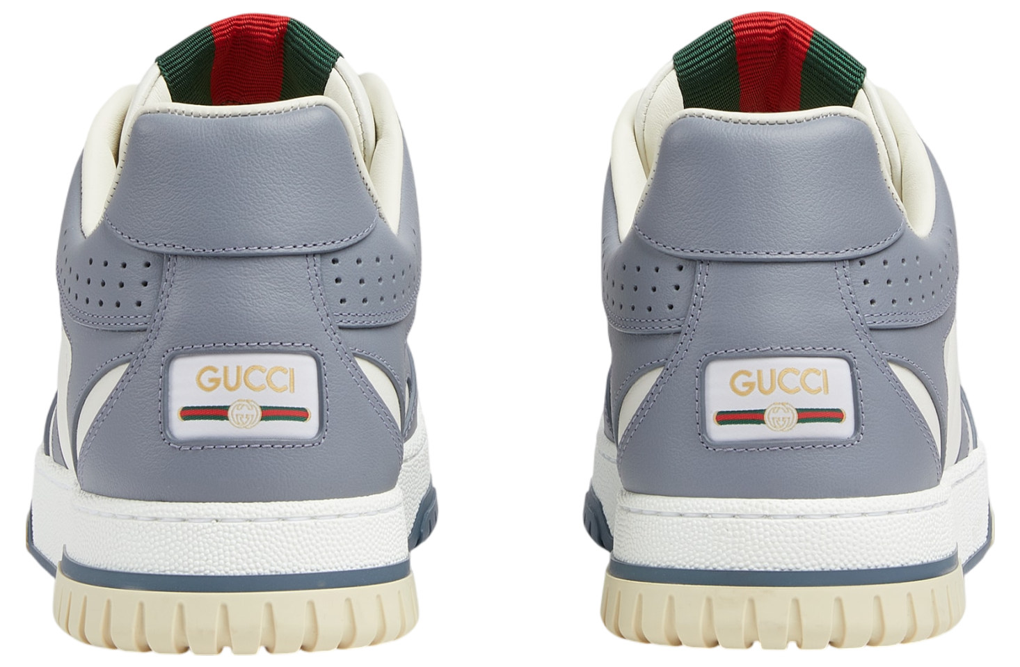 Gucci Re-Web White / Grey Leather