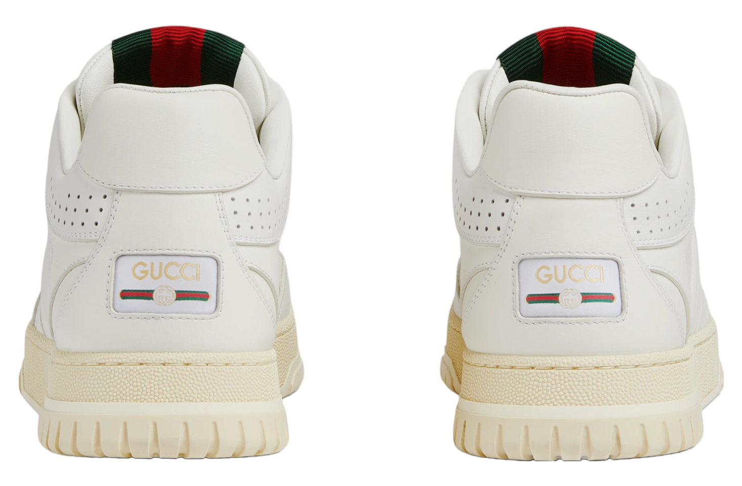 Gucci Re-Web White Leather