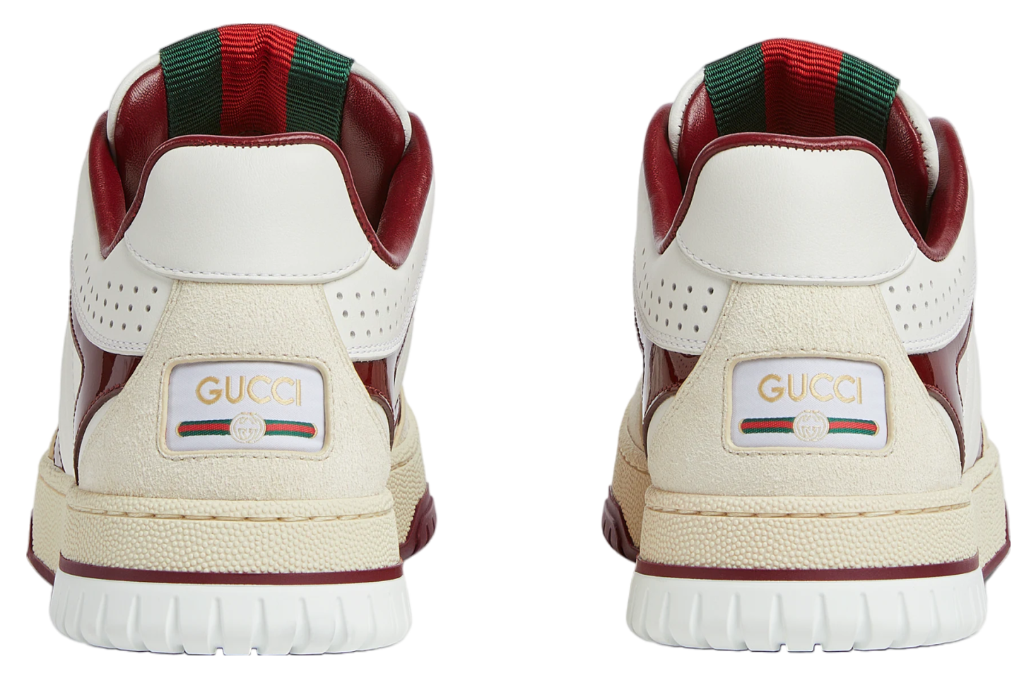 Gucci Re-Web WMNS White Leather / Burgundy