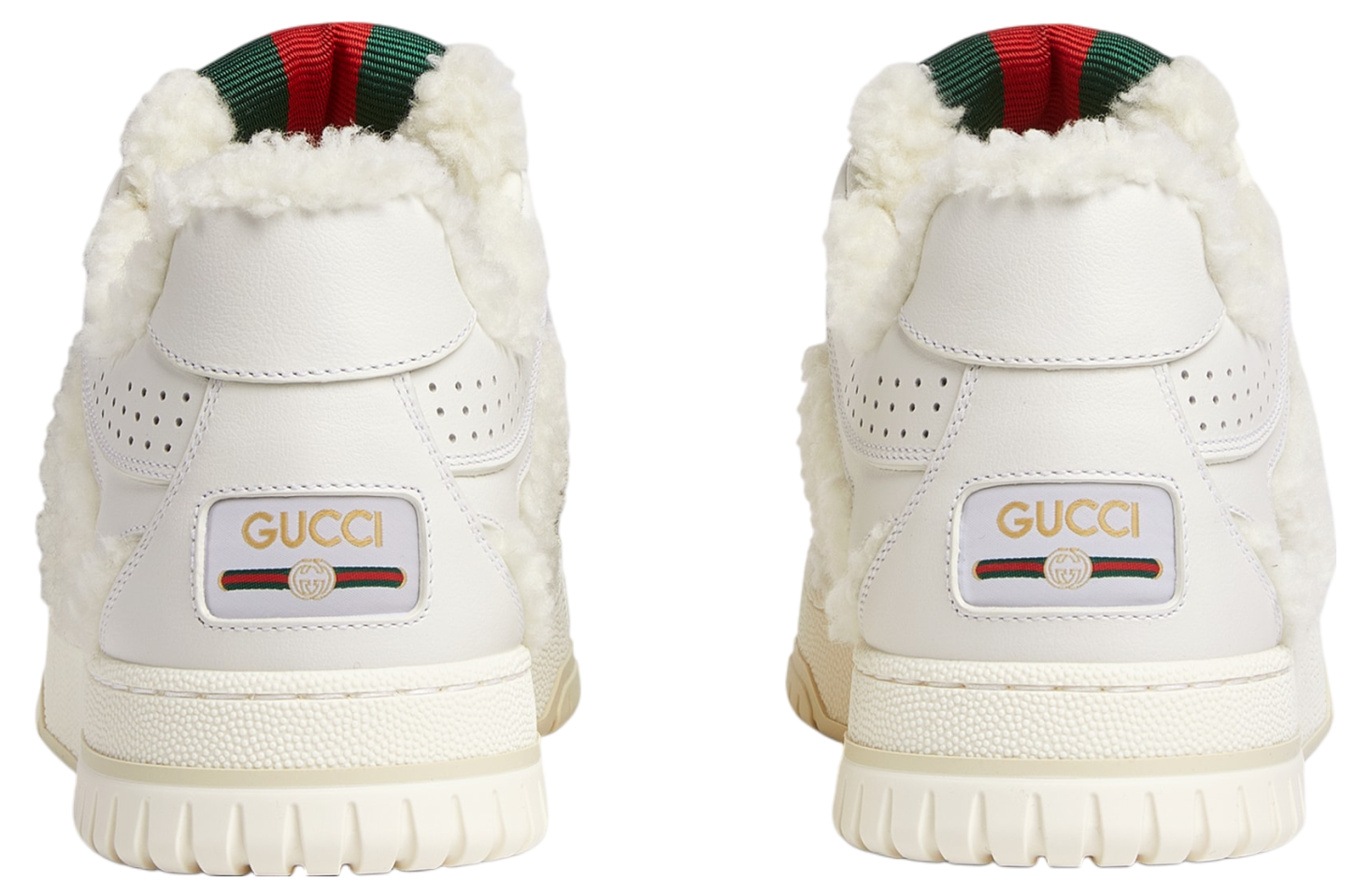 Gucci Re-Web WMNS White Merino Effect Fabric