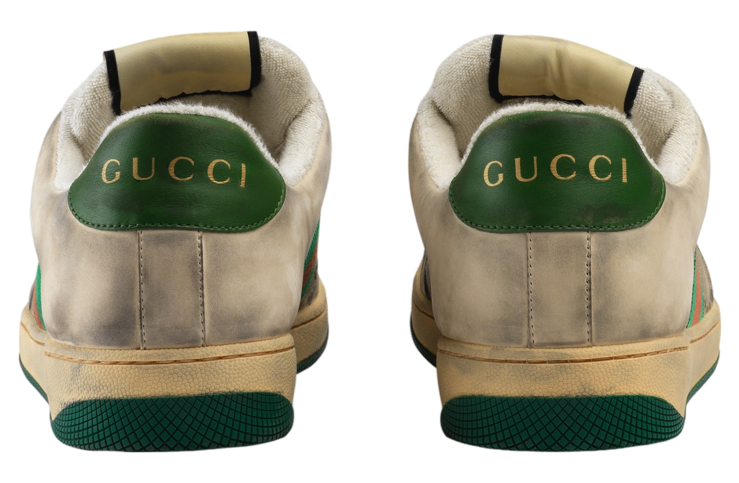 Gucci Screener GG Gg Canvas / White Leather