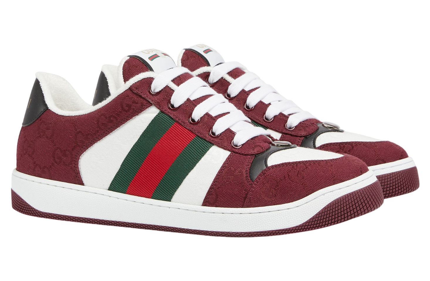 Gucci Screener Rosso Ancora Gg Canvas