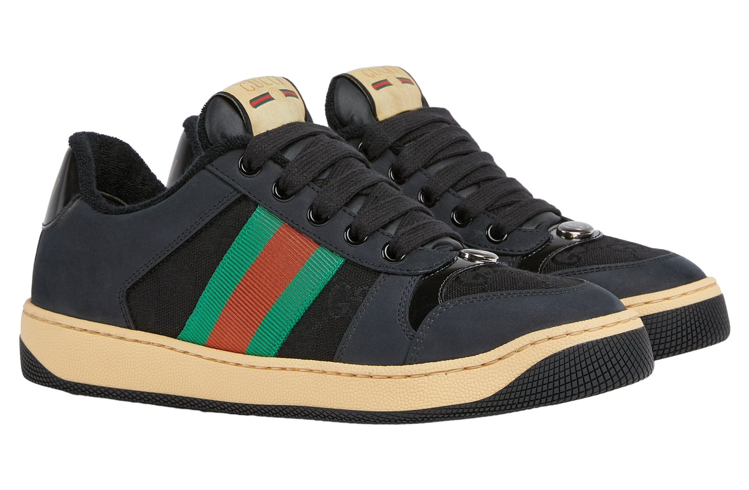 Gucci Screener WMNS Black Leather